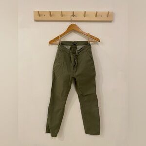 JCrew slim fit chinos 26 olive green